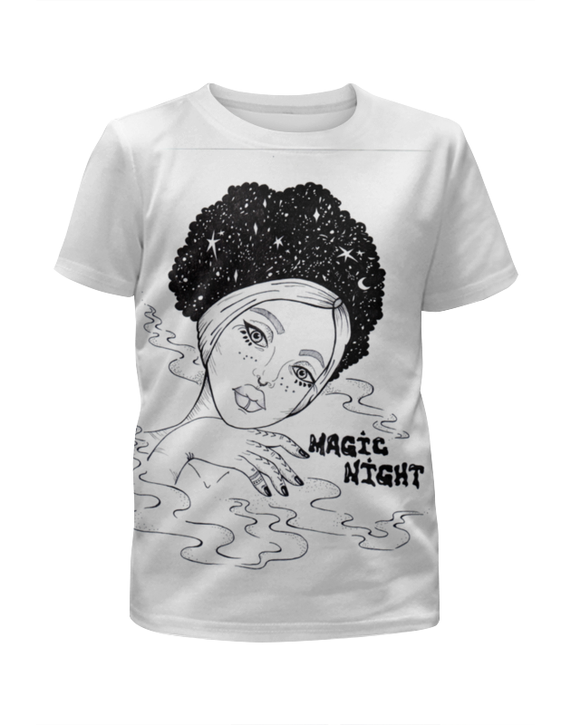 Printio Футболка с полной запечаткой для девочек Magic night / волшебной ночи printio футболка с полной запечаткой для девочек спокойной ночи