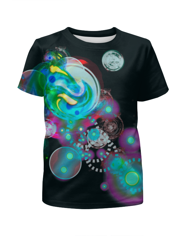 Printio Футболка с полной запечаткой для девочек Галактика printio футболка с полной запечаткой мужская светящиеся манты
