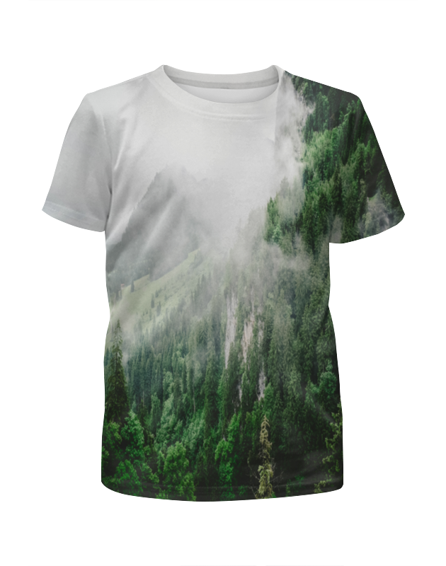 Printio Футболка с полной запечаткой для девочек Туманные горы printio футболка с полной запечаткой для мальчиков туманные горы