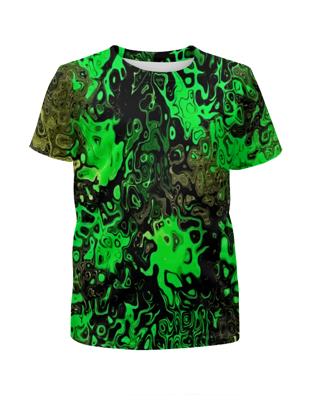Printio Футболка с полной запечаткой для девочек Серо-зеленый printio футболка с полной запечаткой для мальчиков серо зеленый