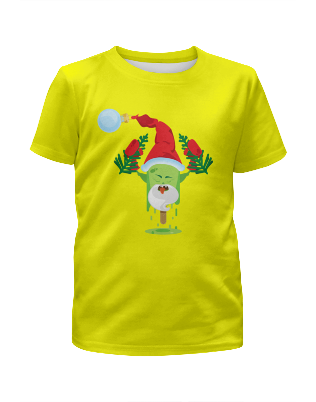 Printio Футболка с полной запечаткой для девочек Анти санта printio футболка с полной запечаткой для девочек карл маркс не санта
