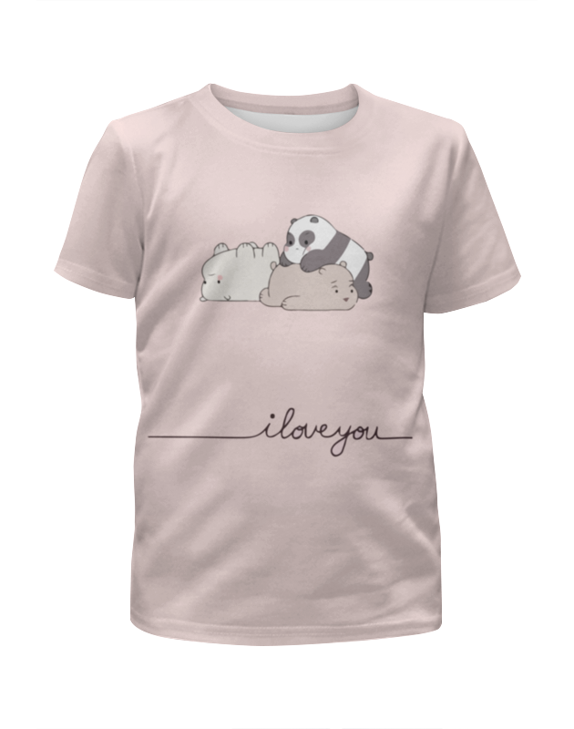 Printio Футболка с полной запечаткой для девочек Милые медведи printio футболка с полной запечаткой для девочек милые медведи