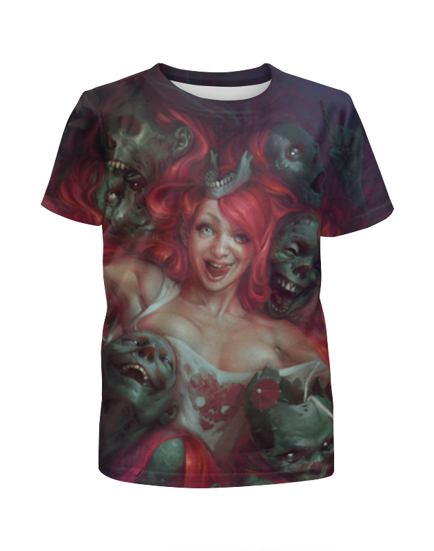 Printio Футболка с полной запечаткой для девочек Зомби / zombie printio футболка с полной запечаткой для девочек зомби zombie