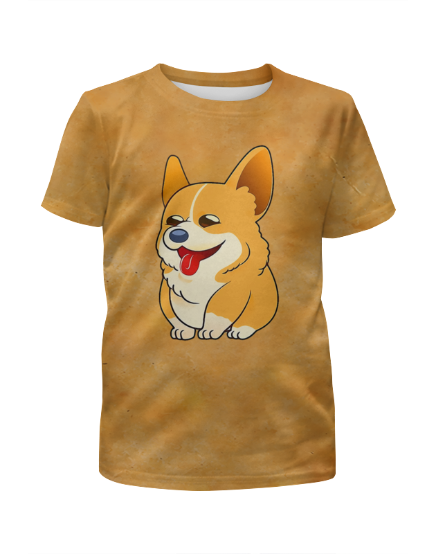 Printio Футболка с полной запечаткой для девочек Корги printio футболка с полной запечаткой для девочек корги собака