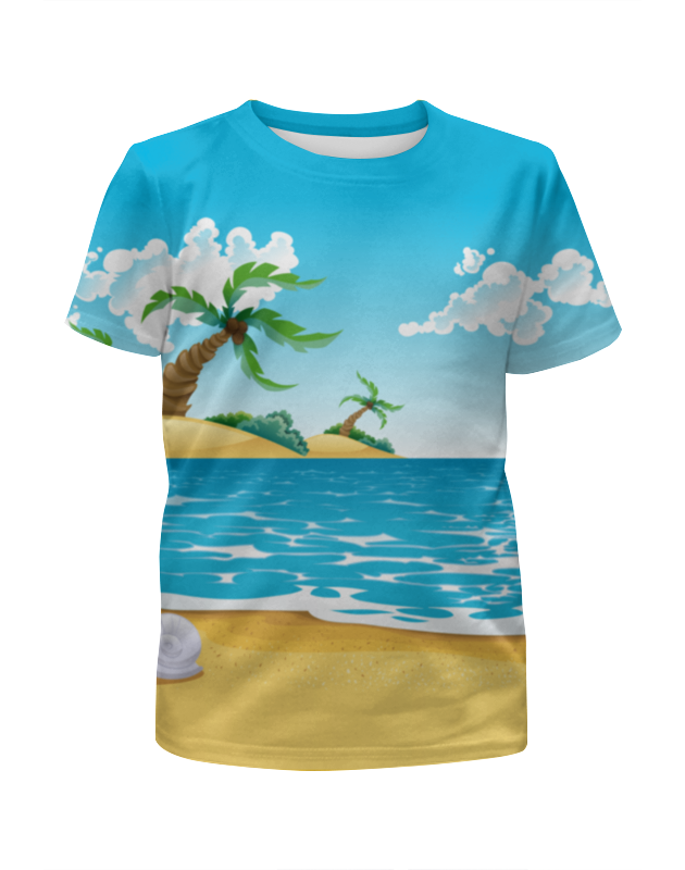 Printio Футболка с полной запечаткой для девочек Летний отдых printio футболка с полной запечаткой для девочек летний отдых