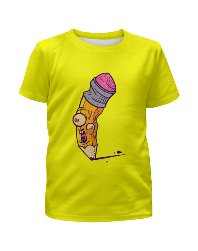 Printio Футболка с полной запечаткой для девочек Карандаш printio футболка с полной запечаткой для девочек улыбающийся карандаш