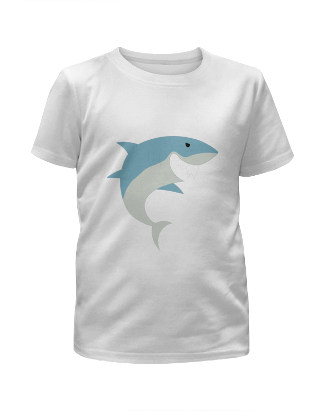 Printio Футболка с полной запечаткой для девочек Акула printio футболка с полной запечаткой для девочек акула vs осьминог