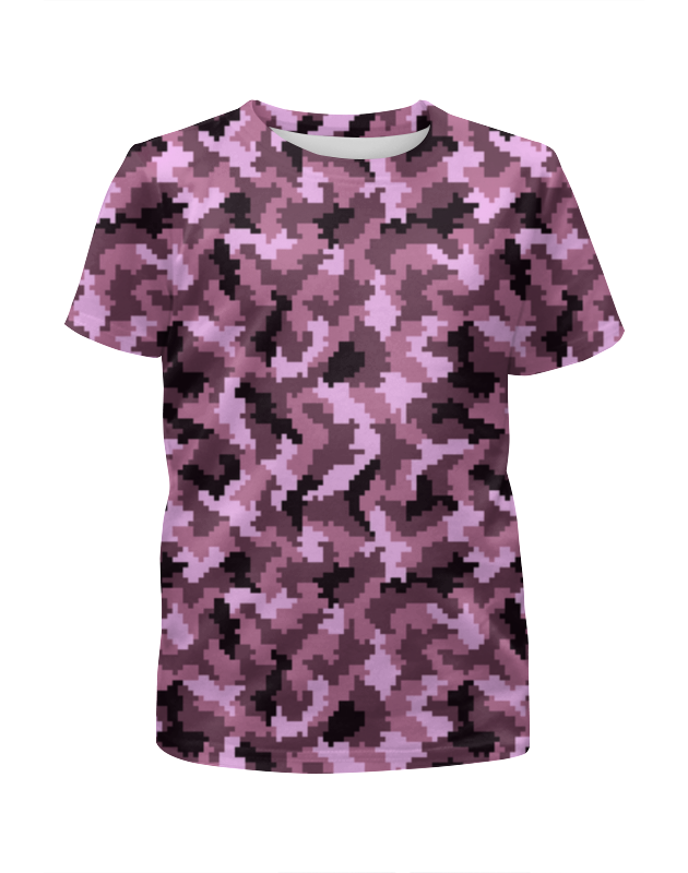 Printio Футболка с полной запечаткой для девочек Розовые пиксели printio футболка с полной запечаткой для девочек пиксели ночь