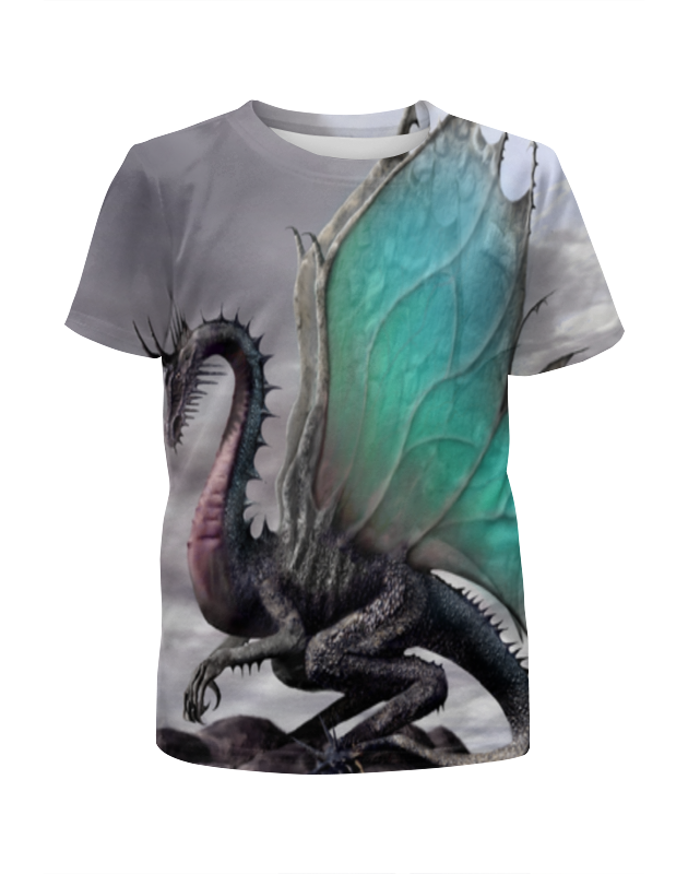 Printio Футболка с полной запечаткой для девочек Дракон printio футболка с полной запечаткой для девочек петух и дракон