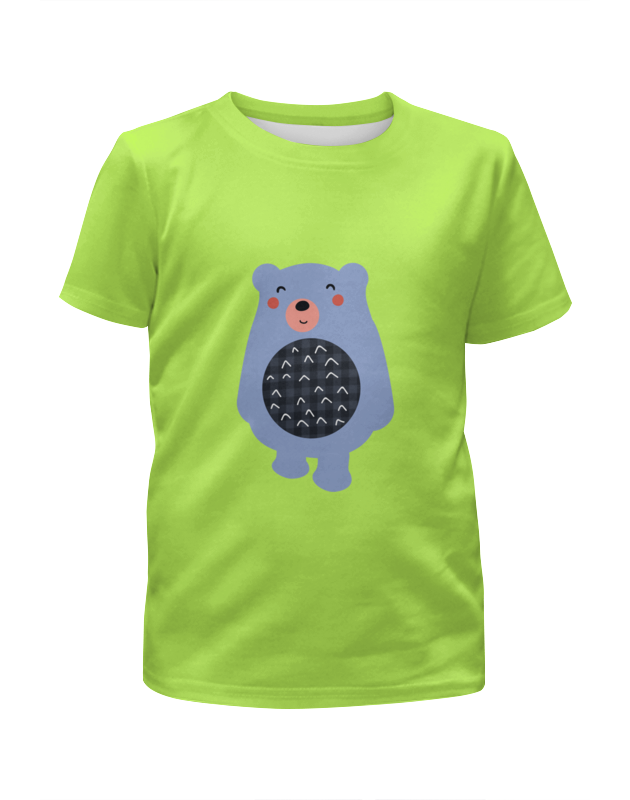 Printio Футболка с полной запечаткой для девочек Медведь printio футболка с полной запечаткой для девочек bear city медведь