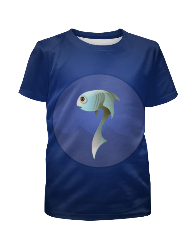 Printio Футболка с полной запечаткой для девочек Рыбка printio футболка с полной запечаткой для девочек кот рыболов и золотая рыбка