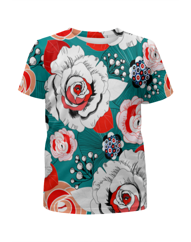 Printio Футболка с полной запечаткой для девочек Fashion flower printio футболка с полной запечаткой для девочек flower child
