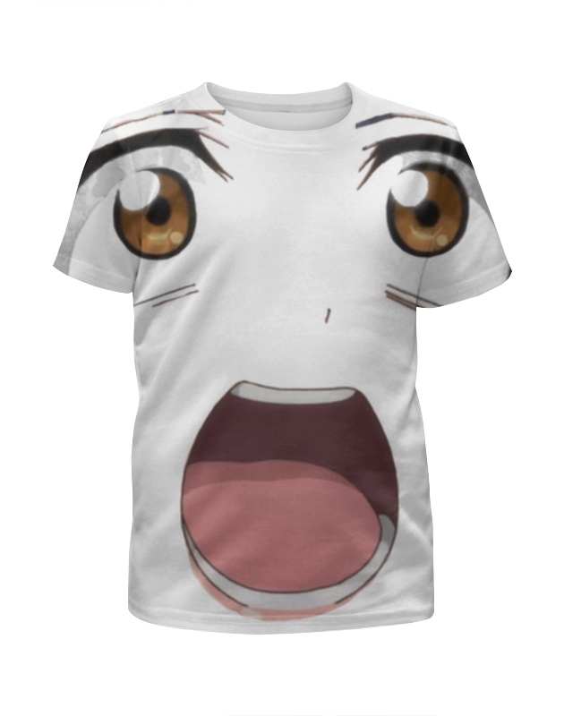 Printio Футболка с полной запечаткой для девочек Лицо аниме printio футболка с полной запечаткой для девочек лицо mem