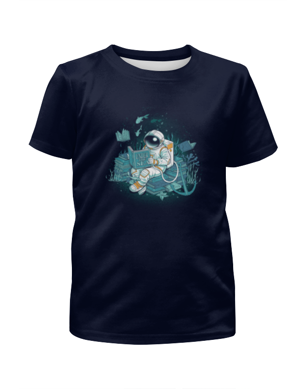 Printio Футболка с полной запечаткой для девочек Морская глубина printio футболка с полной запечаткой женская морская глубина