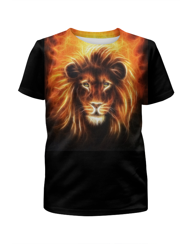 Printio Футболка с полной запечаткой для девочек Огненный лев printio футболка с полной запечаткой для девочек огненный лев