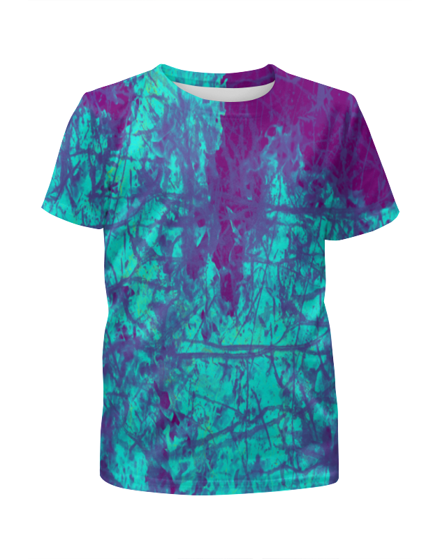 Printio Футболка с полной запечаткой для девочек Краски printio футболка с полной запечаткой для девочек краски лета