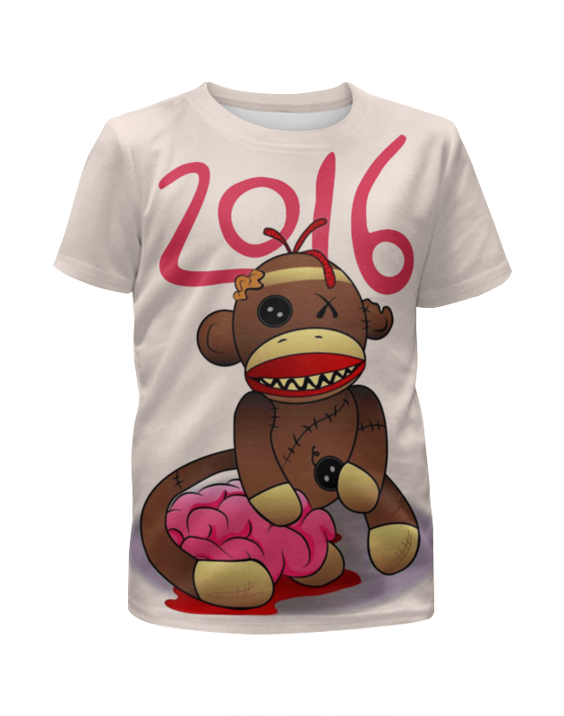 Printio Футболка с полной запечаткой для девочек Год обезьяны printio футболка с полной запечаткой для девочек 2016 год обезьяны