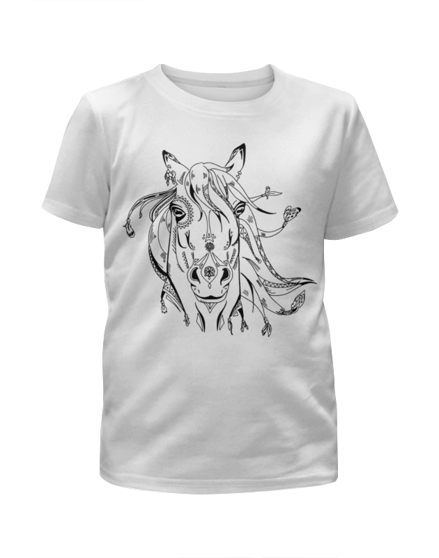 Printio Футболка с полной запечаткой для девочек Милая лошадка printio футболка с полной запечаткой для девочек милая лошадка