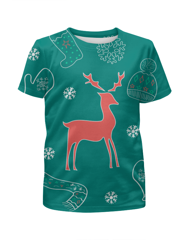 Printio Футболка с полной запечаткой для девочек олень printio футболка с полной запечаткой для девочек космический олень