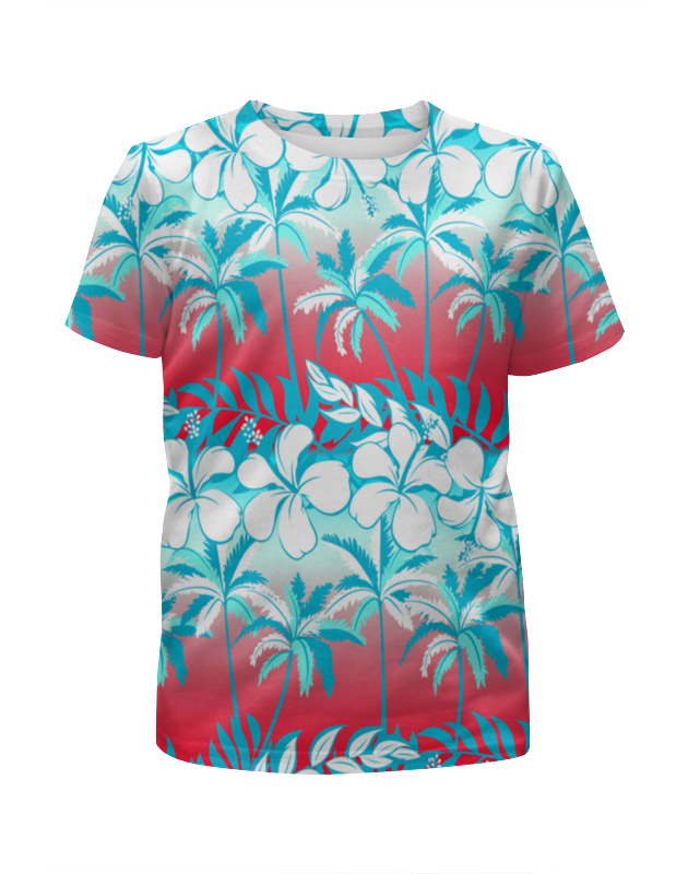 Printio Футболка с полной запечаткой для девочек Пальмы printio футболка с полной запечаткой для девочек пальмы