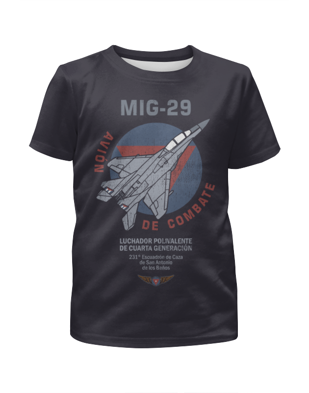 Printio Футболка с полной запечаткой для девочек Миг-29 (куба) printio футболка с полной запечаткой для мальчиков миг 29 куба