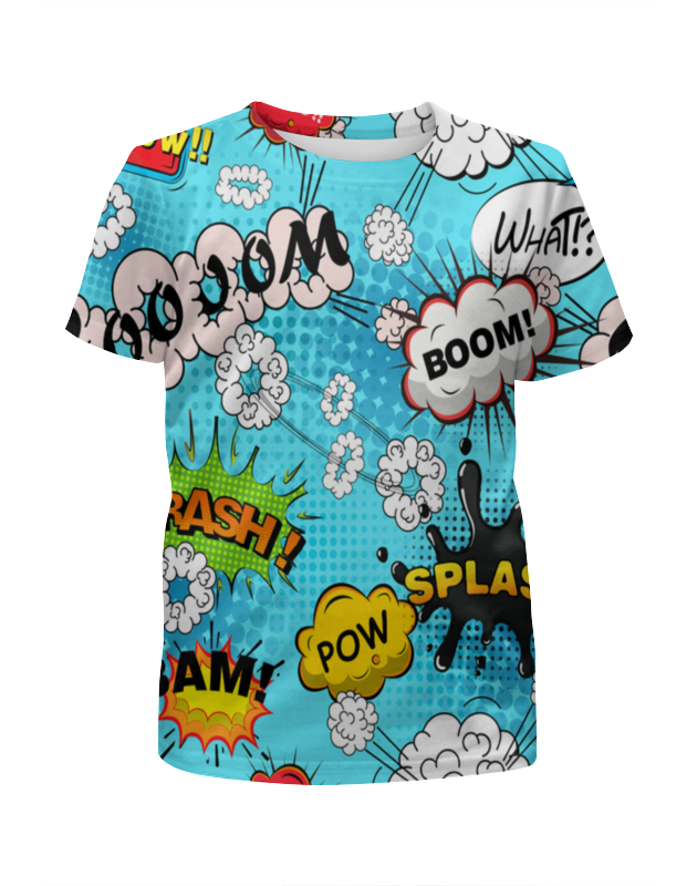 Printio Футболка с полной запечаткой для девочек Boom bang printio футболка с полной запечаткой женская bang boom
