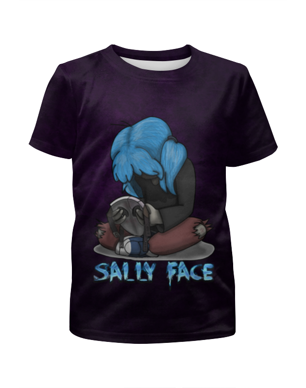 Printio Футболка с полной запечаткой для девочек Sally face (салли фейс) printio футболка с полной запечаткой для девочек triangular face