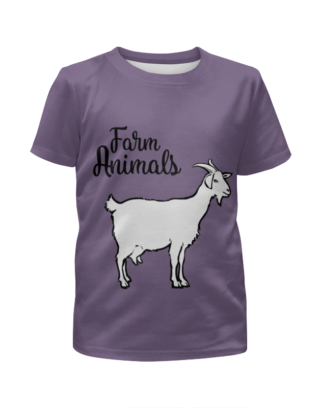 Printio Футболка с полной запечаткой для девочек Farm animals printio футболка с полной запечаткой для девочек animals
