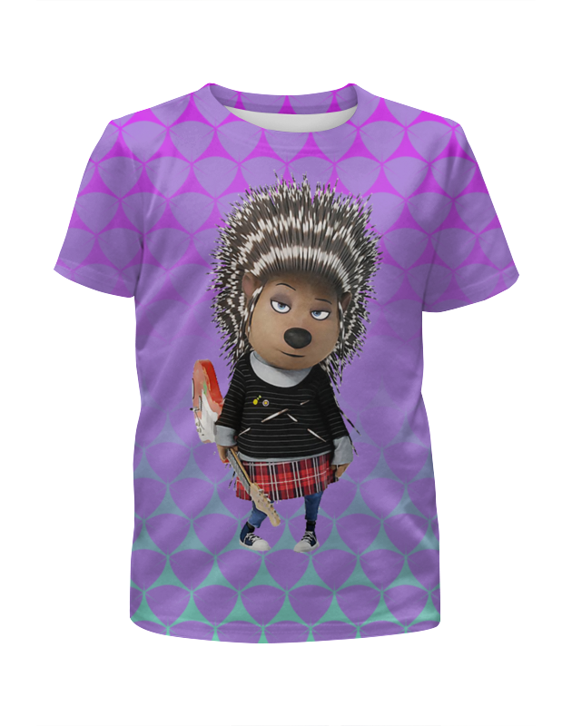 printio футболка с полной запечаткой для девочек свинка розита из зверопой Printio Футболка с полной запечаткой для девочек Зверопой