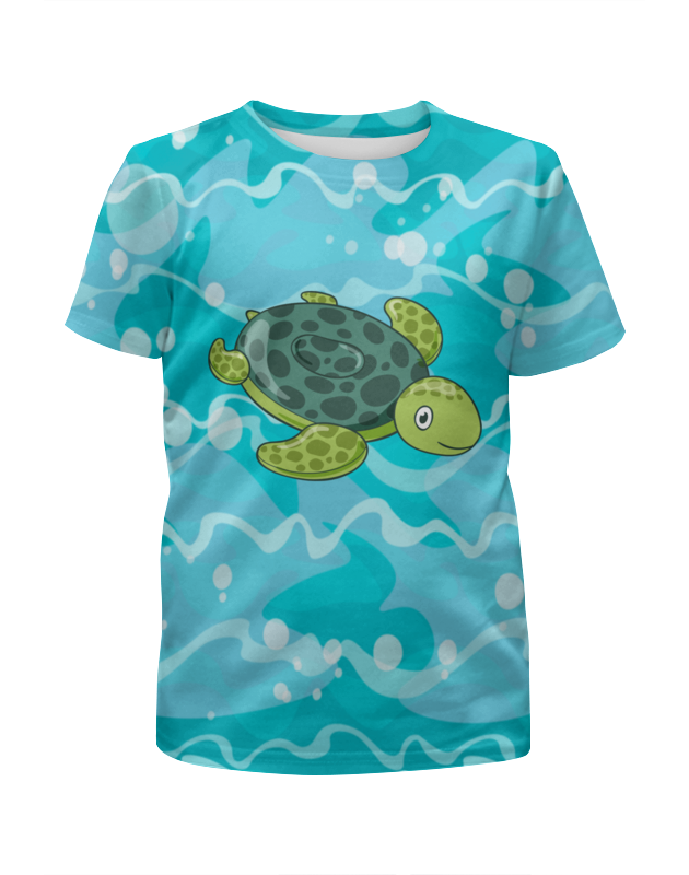Printio Футболка с полной запечаткой для девочек Черепаха printio футболка с полной запечаткой для девочек львенок и черепаха