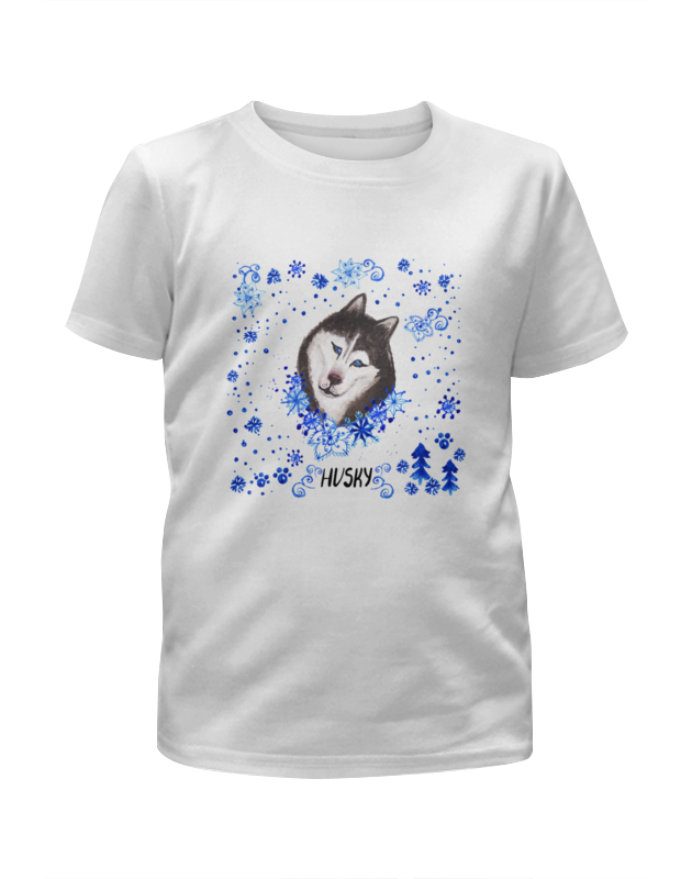 Printio Футболка с полной запечаткой для девочек Хаски футболка с полной запечаткой для девочек printio хаски из осколков