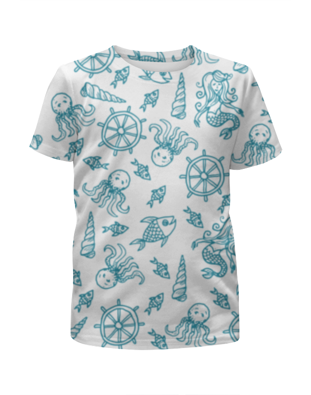 Printio Футболка с полной запечаткой для девочек Морской арт printio футболка с полной запечаткой для девочек морская вода