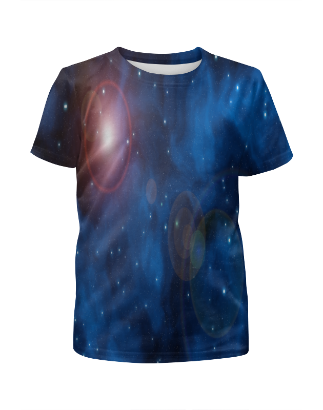 Printio Футболка с полной запечаткой для девочек Вспышки в космосе printio футболка с полной запечаткой женская вспышки в космосе