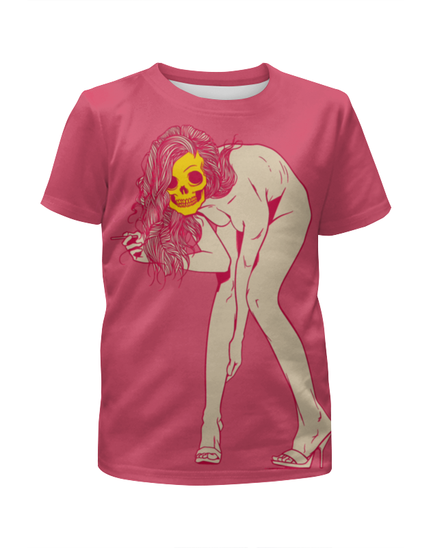 Printio Футболка с полной запечаткой для девочек Girl skull printio футболка с полной запечаткой мужская girl skull