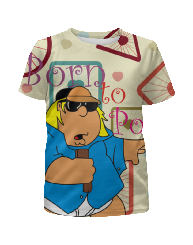 printio футболка с полной запечаткой мужская born to kill Printio Футболка с полной запечаткой для девочек Born to po..