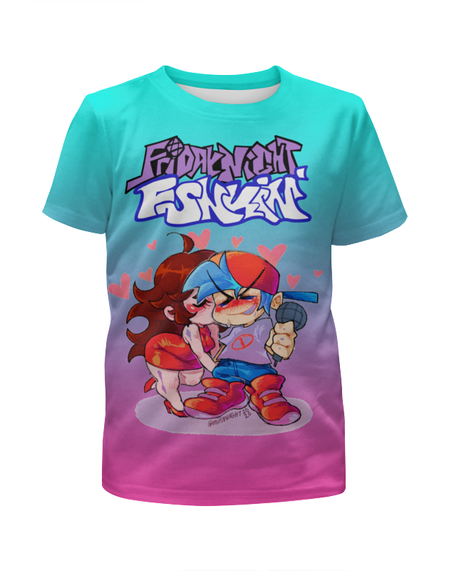 Printio Футболка с полной запечаткой для девочек Friday night funkin printio футболка с полной запечаткой для девочек night run