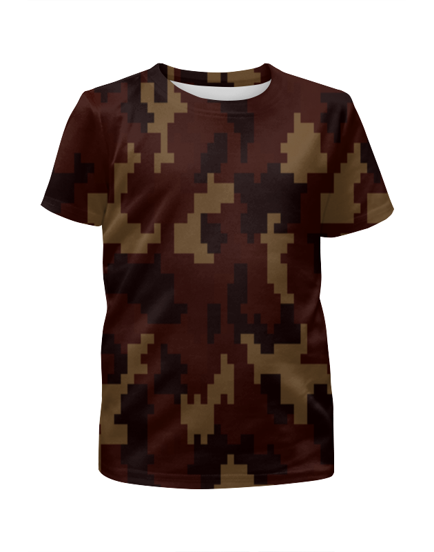 Printio Футболка с полной запечаткой для девочек Camouflage brown printio футболка с полной запечаткой для девочек camouflage color