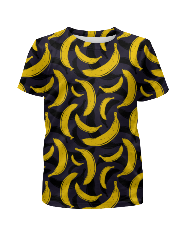 Printio Футболка с полной запечаткой для девочек Бананы printio футболка с полной запечаткой для девочек бананы и фламинго