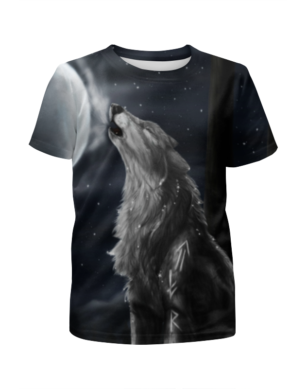 Printio Футболка с полной запечаткой для девочек Одиночество волка printio футболка с полной запечаткой женская одиночество волка