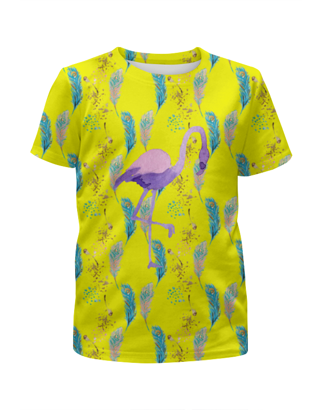Printio Футболка с полной запечаткой для девочек Перья printio футболка с полной запечаткой для девочек акварельные перья