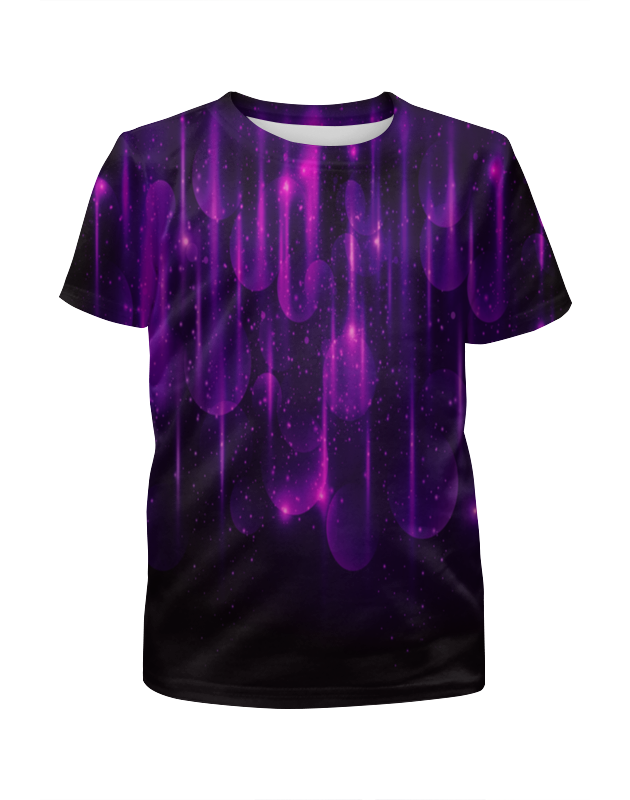 Printio Футболка с полной запечаткой для девочек Фиолетовые вспышки printio футболка с полной запечаткой для девочек вспышки космоса