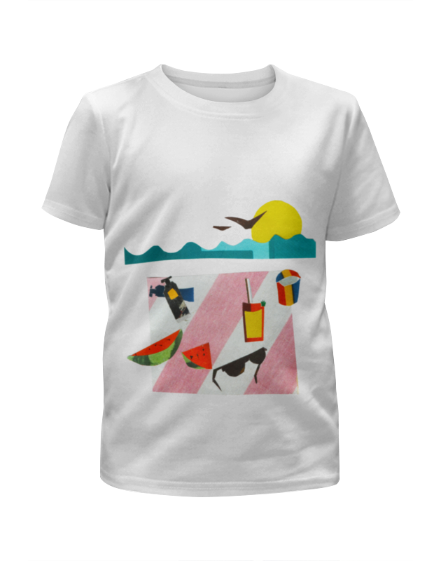 Printio Футболка с полной запечаткой для девочек Отпуск printio футболка с полной запечаткой для девочек стрекоза воспоминания о лете
