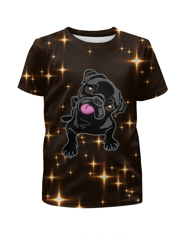 Printio Футболка с полной запечаткой для девочек Черный пес printio футболка с полной запечаткой для девочек пес рен