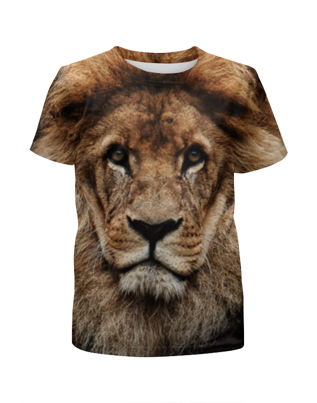 Printio Футболка с полной запечаткой для девочек Лев - царь зверей printio футболка с полной запечаткой для девочек лев царь зверей