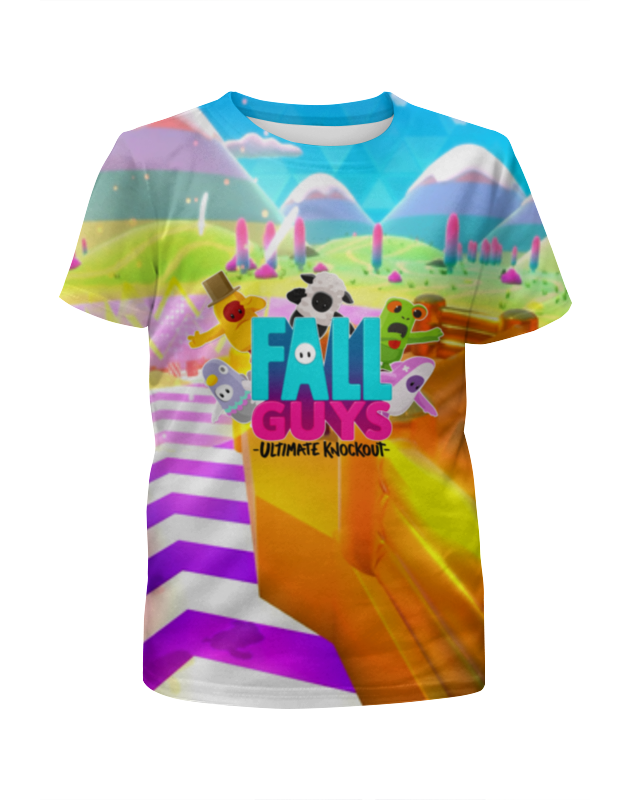 Printio Футболка с полной запечаткой для девочек Fall guys printio футболка с полной запечаткой мужская fall guys