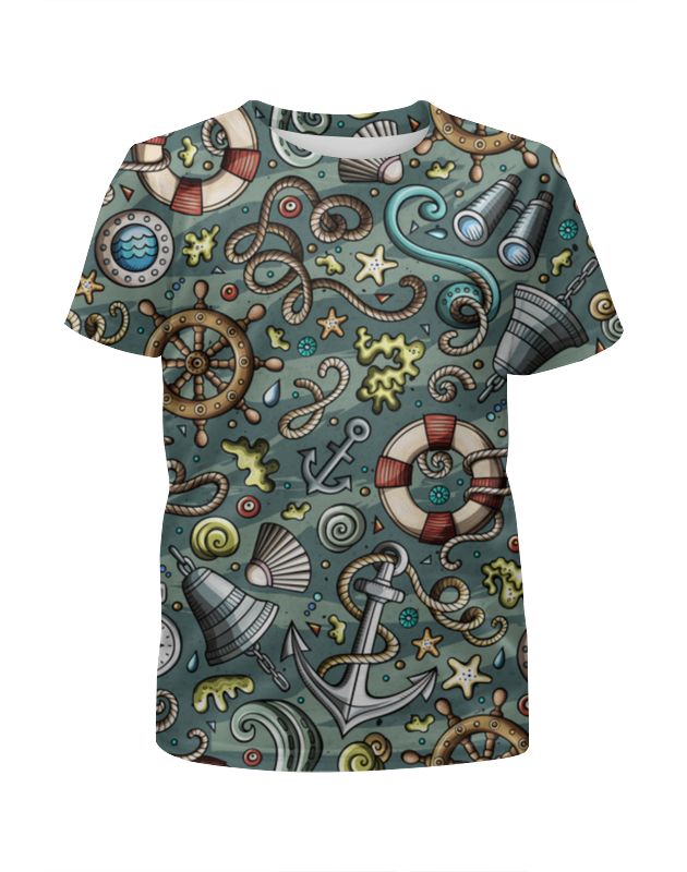 Printio Футболка с полной запечаткой для девочек моряк printio футболка с полной запечаткой для девочек моряк попай