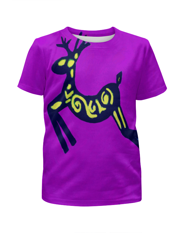Printio Футболка с полной запечаткой для девочек Олень printio футболка с полной запечаткой для девочек орнамент олень