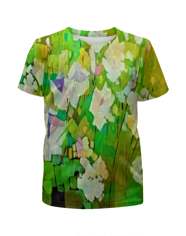 Printio Футболка с полной запечаткой для девочек Весна красками printio футболка с полной запечаткой мужская весна красками