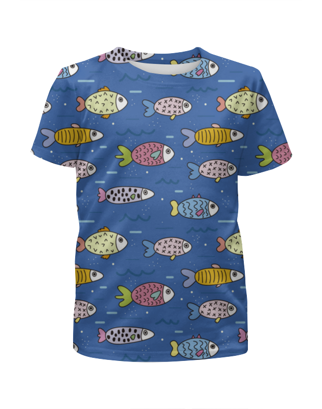 Printio Футболка с полной запечаткой для девочек Под водой printio футболка с полной запечаткой мужская под водой