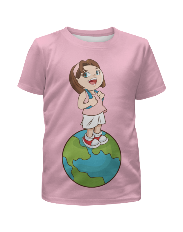 Printio Футболка с полной запечаткой для девочек Школа printio футболка с полной запечаткой для девочек скоро в школу